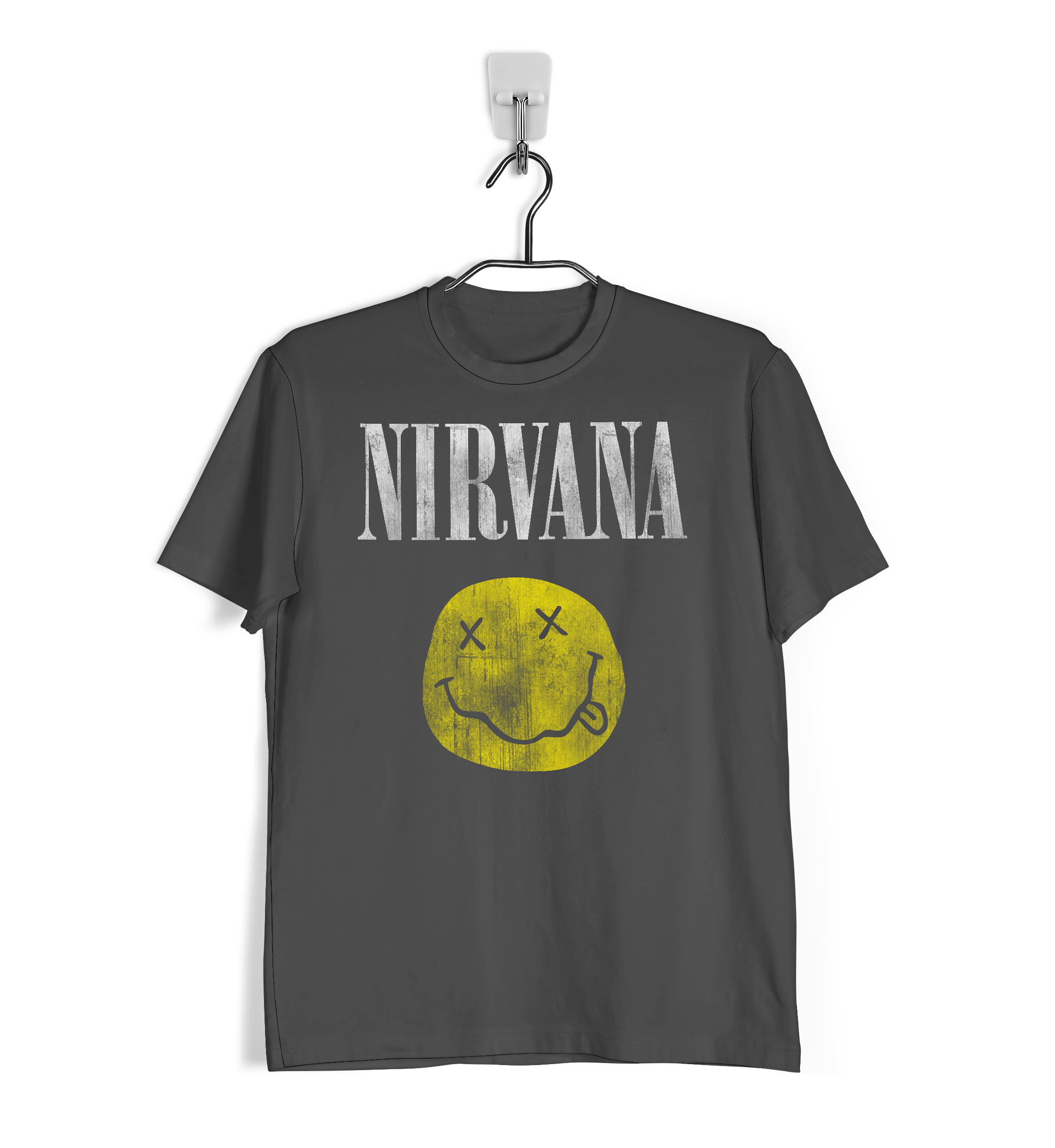 Destierro jaula Multiplicación Camiseta Nirvana smyle Desgastado – JF PRODUCCIONES