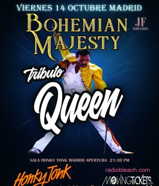 Bohemian Majesty -El gran Tributo a QUEEN- VIE 14 OCTUBRE MADRID